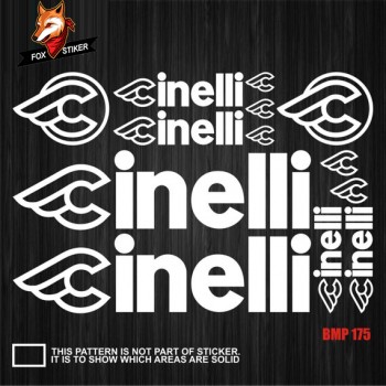 Bicycle Frame Decal Stickers Cinelli 03